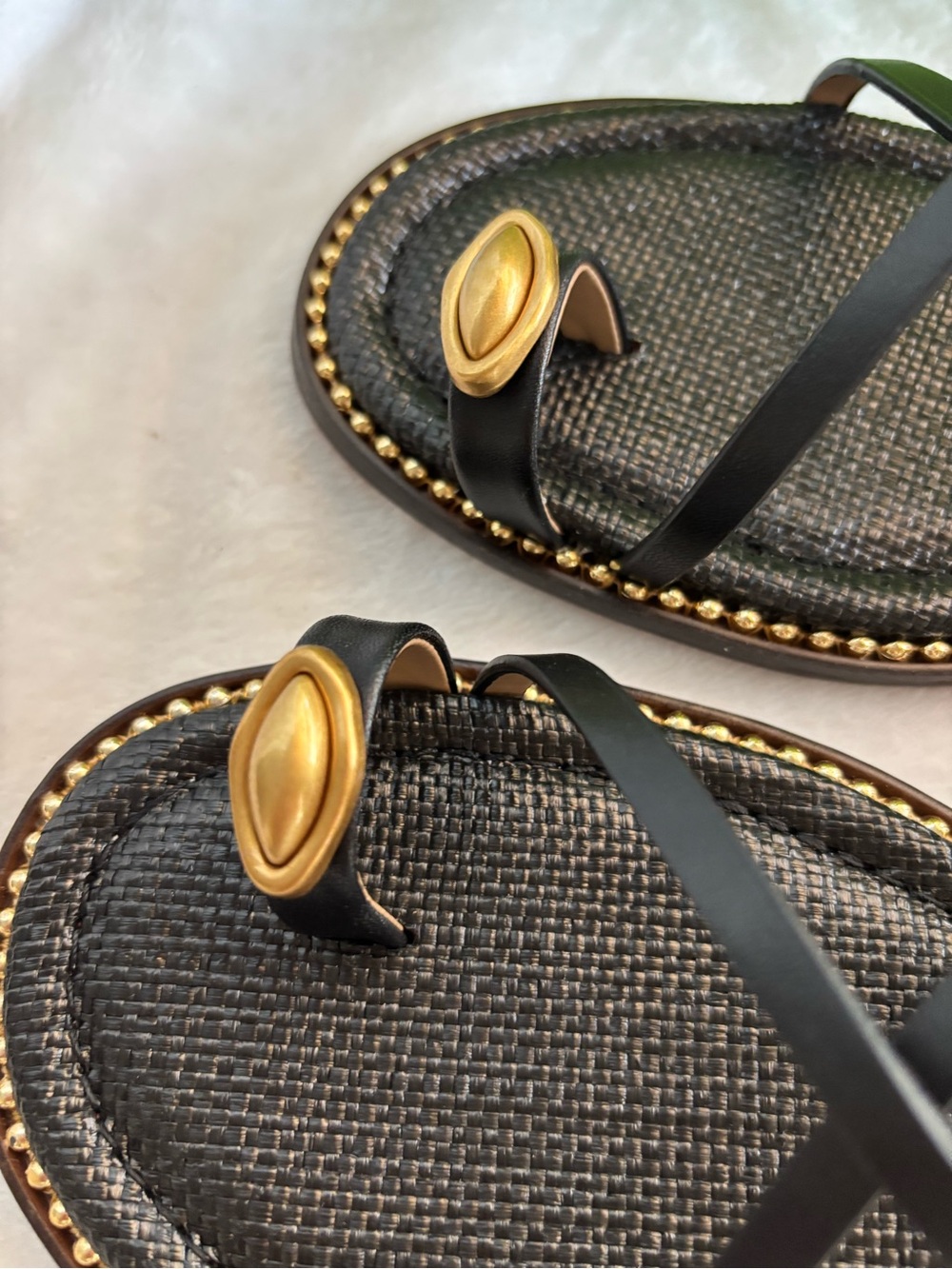 Sam Edelman Tenly Leather Strappy Sandal, Mismatched Pair, Black Size 9 & 9.5 - Picture 5 of 15